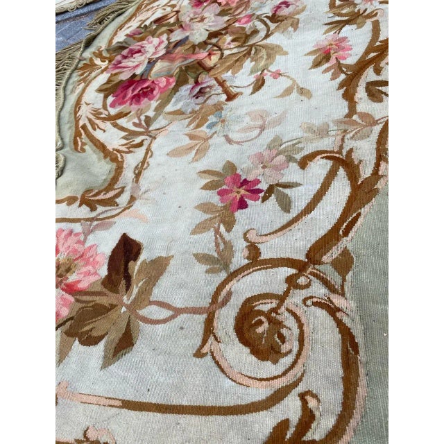 French Valance Aubusson Tapestry For Sale - Image 14 of 18