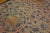 1850s Antique Chinese Floral Square Coral Textile Art Flat Weave Rug For Sale In New York - Image 6 of 6