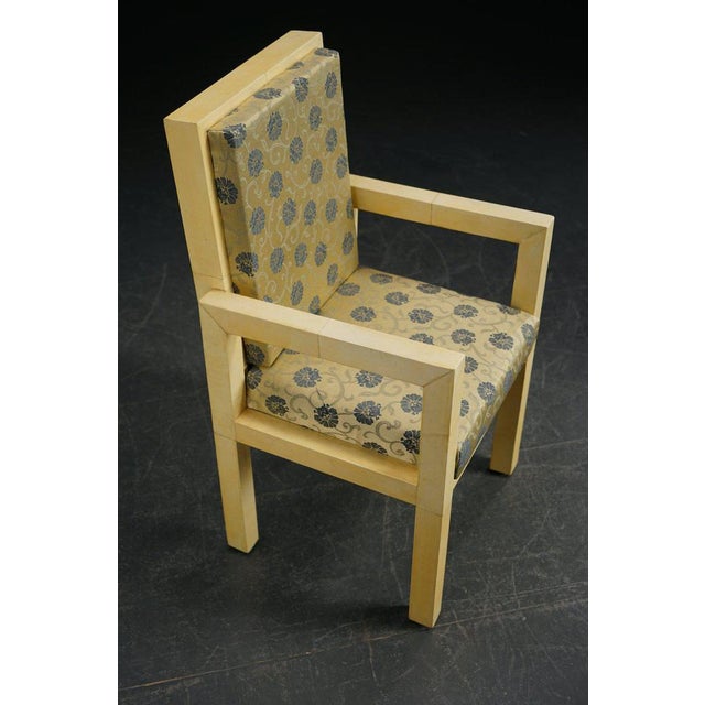 Art Deco Armchair Parchment, 1930s For Sale - Image 13 of 17