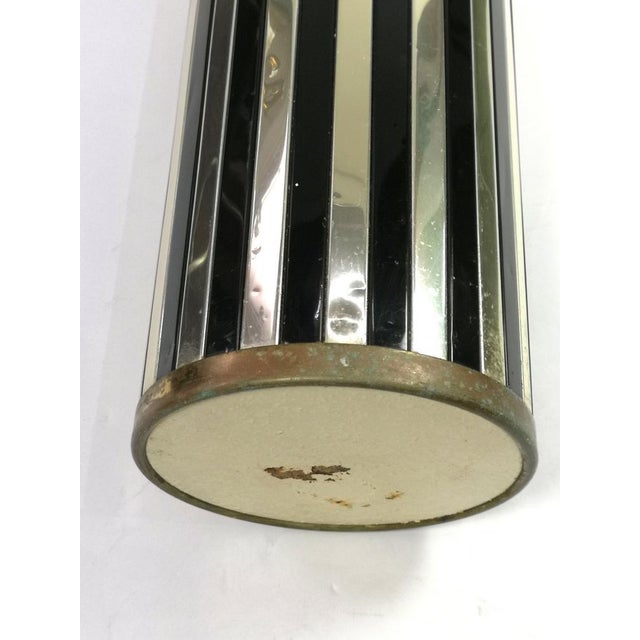 Mid-Century Black and Chrome Umbrella Stand by Siva Poggibonsi, Italy, 1950s For Sale - Image 14 of 17