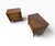 Mid-Century Modern Walnut 2-Drawer Nightstands - Set of 2 - Refinished! For Sale In Philadelphia - Image 6 of 8