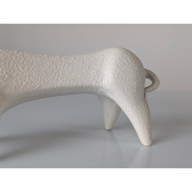 Roberto Rigon, White Rhinoceros, 1970s, Ceramic For Sale - Image 6 of 8