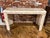 Stone Tessellated Fossil Console Sofa Table Attributed to Maitland Smith For Sale - Image 7 of 9
