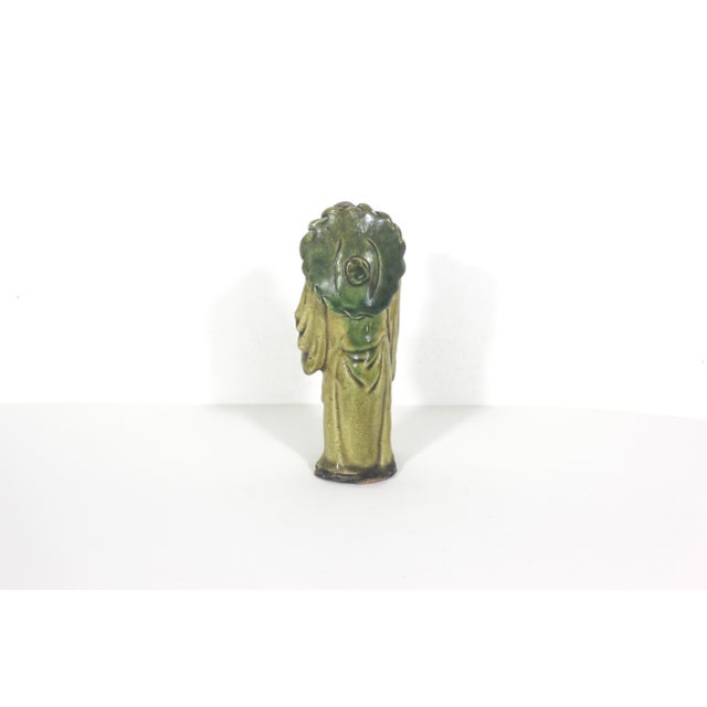 Antique Handmade Folk Art Chinese Clay Figurine Mudman for Miniature or Bonsai Display For Sale - Image 4 of 15