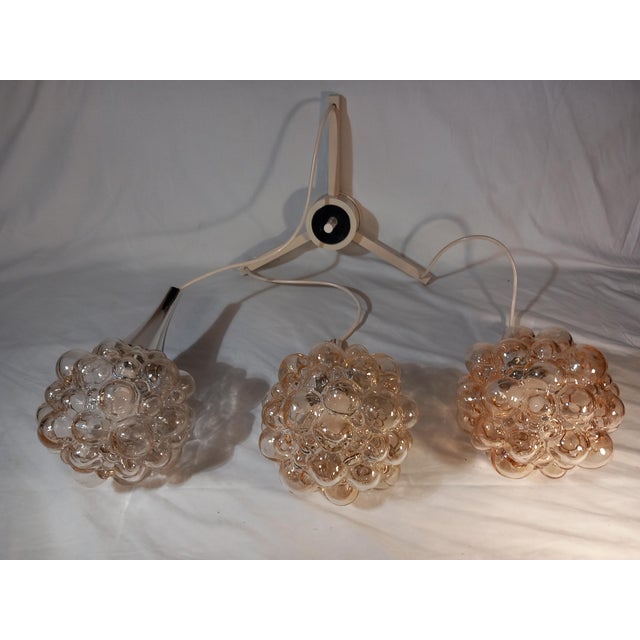 Bubble Glass Cascade Lamp by Helena Tynell for Limburg, 1970s For Sale - Image 17 of 18