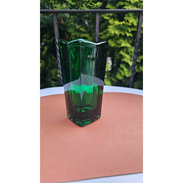 1960s Vintage Glass Vase by Jiri Zejmon for Rosice Glassworks, 1960s For Sale - Image 5 of 5