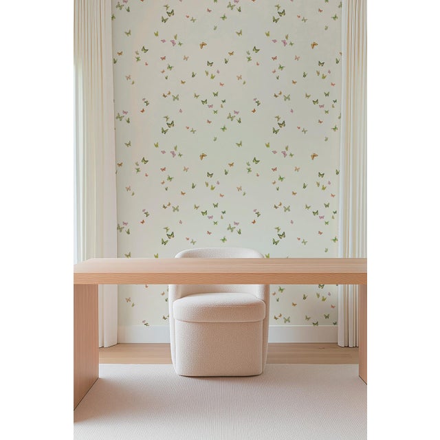 Our Butterfly Grove wallpaper design was inspired by a freshly bloomed English Garden with butterflies fluttering in the...