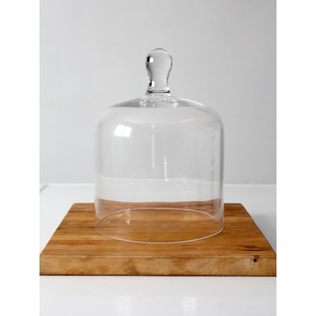 Vintage Glass Cloche For Sale - Image 6 of 9