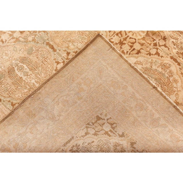 Fine Antique Indian Amritsar Handmade Wool Rug For Sale - Image 12 of 12