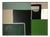 Bodasca, Abstract Geometric Green Nature, 2026, Acrylic on Canvas For Sale