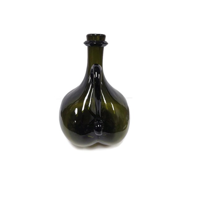 Download Hand Blown Antique Dark Green Thick Glass Onion Bottle ... Yellowimages Mockups