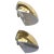 Brass Extra Large Wall Lights by Tobia Scarpa / - a Pair For Sale - Image 8 of 8