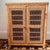 Vintage Wicker Shelved 2-Door Cupboard For Sale - Image 5 of 14
