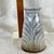 Signed Fp Studio Pottery Vase Iridescent Glaze Carved 7” For Sale - Image 4 of 12