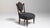 19th Century United Kingdom Charcoal Grey Carved Wood Side Chair For Sale - Image 10 of 11