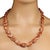 Traditional Graduated African Sunstone Necklace For Sale - Image 3 of 5