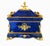 French Louis XVI Lapis Lazuli Casket in Gilt For Sale - Image 4 of 4