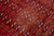 Textile Vintage Handmade Turkaman Red Wool Rug With Allover Pattern For Sale - Image 7 of 10