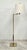 Polished Brass & Walnut Mid Century Floor Lamp By Laurel Lamp Co. Featuring An Adjustable Pivoting Head & Warm Solid...