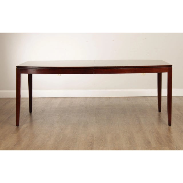 Stickley Stickley Metropolitan Collection Solid Cherry Boat-Shaped Dining Table For Sale - Image 4 of 13