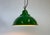 Industrial Green Enamel Factory Pendant Lamp from Maxlume, 1960s For Sale - Image 10 of 18