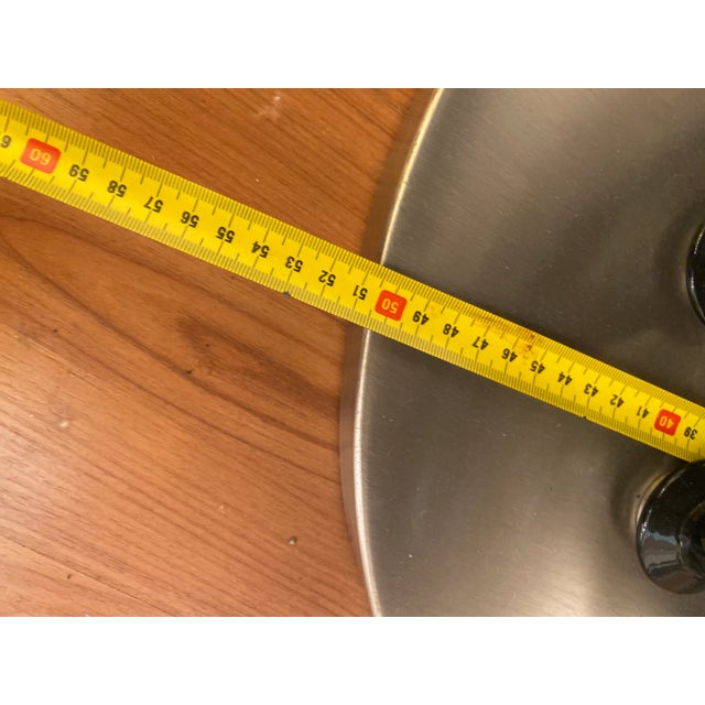 1980s Italian Venetian Black "Rezzonico" and Silver Murano Glass Style Big Table For Sale - Image 6 of 12