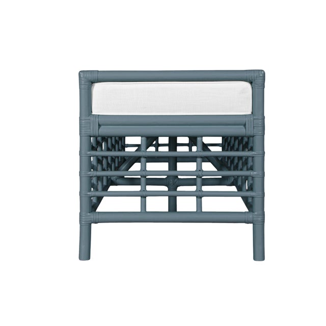 Luna Bench - Regatta Blue For Sale In West Palm - Image 6 of 7