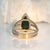 Black 3.2cts Black Opal Ring With Natural Diamonds Accents: Solid 14k Gold, Size 6.75 For Sale - Image 8 of 9