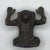 Metal Vtg Bronze Sitting Monkey Business Card Holder For Sale - Image 7 of 9