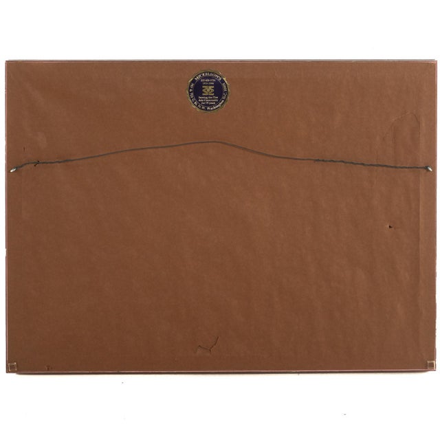 Mid 20th Century Original Signed Haitian Artist Gervais Emmanuel Ducasse "Ches Les Paysans Entre Arcanhsie Et St' Ard", Framed For Sale - Image 4 of 12