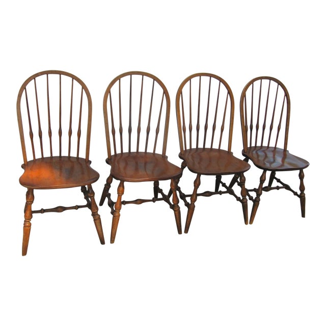 Ethan Allen Gilbert Dining Chairs Set of 4 Chairish