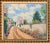 Diane Monet, "Peaceful Stroll", Impressionist Landscape Oil Painting For Sale