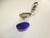 English 1882 Edward Hutton England Sterling Silver Mustard Pot Cobalt Blue Glass Liner For Sale - Image 3 of 9