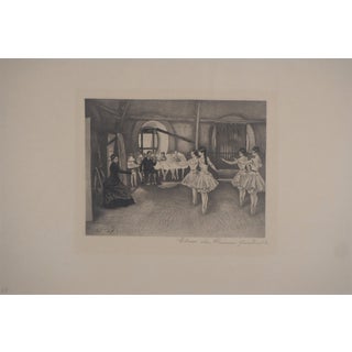 Paul Renouard, Dance Class, 1893, Original Etching For Sale