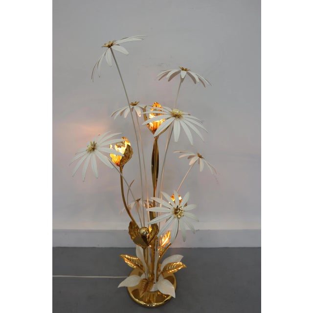 Vintage Hollywood Regency Style Floor Lamp by Hans Kögl, 1970s For Sale - Image 6 of 16