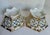 White Pair of French Old Paris Style Reticulated Porcelain Jardinieres With Parcel Gilt Decoration For Sale - Image 8 of 12