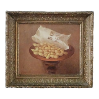 J. D. Sorver American Still Life Oil on Canvas, Listed Artist 1880s For Sale