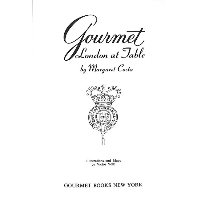 COSTA, Margaret [157] pp. Gourmet Books, Inc. 1971 7 1/4" x 5 1/4" Illustrations and Maps by Victor Volk Gourmet...
