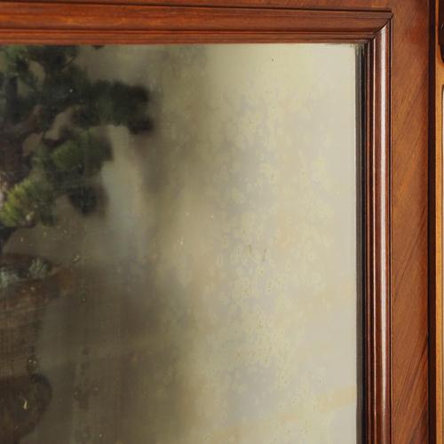 Antique Walnut Mirrored Cabinet, 1880 For Sale - Image 15 of 18