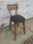 Mid 20th Century Vintage Cane Back Barstool With Upholstered Tweed Seat For Sale In Chicago - Image 6 of 6
