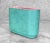 Mid-Century Atomic Turquoise Pottery Spaghetti Motif Planter Vase For Sale - Image 4 of 11