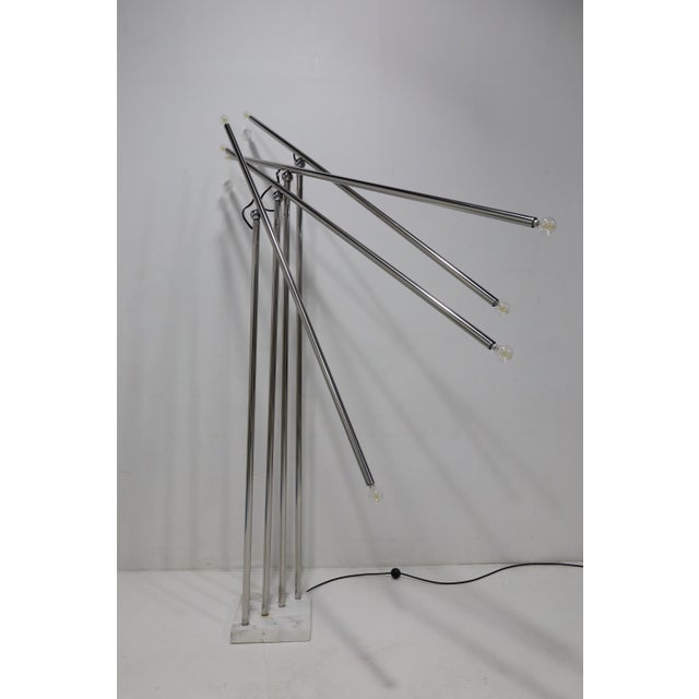 Monumental 'Giraffa' Floor Lamp by Sergio Moscheni for Selenova For Sale - Image 11 of 11