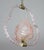 Glass 1940s Elgant Pink Art Decò Barovier E Toso Pendant Light Murano Glass For Sale - Image 7 of 13