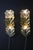 Gold and White Murano Glass Leaf Sconces in the style of Barovier, 1990s, Set of 2 For Sale - Image 7 of 15