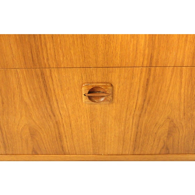 Vintage Mid-Century Modern Teak Six Drawer Dresser For Sale - Image 10 of 12