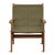 Mid-Century Modern Green Faux Rope & Teak Side Chair For Sale - Image 3 of 6