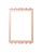 Contemporary Fleur Home Garden District Laurel Rectangle Mirror in Salmon Berry, 36x48 For Sale - Image 3 of 3