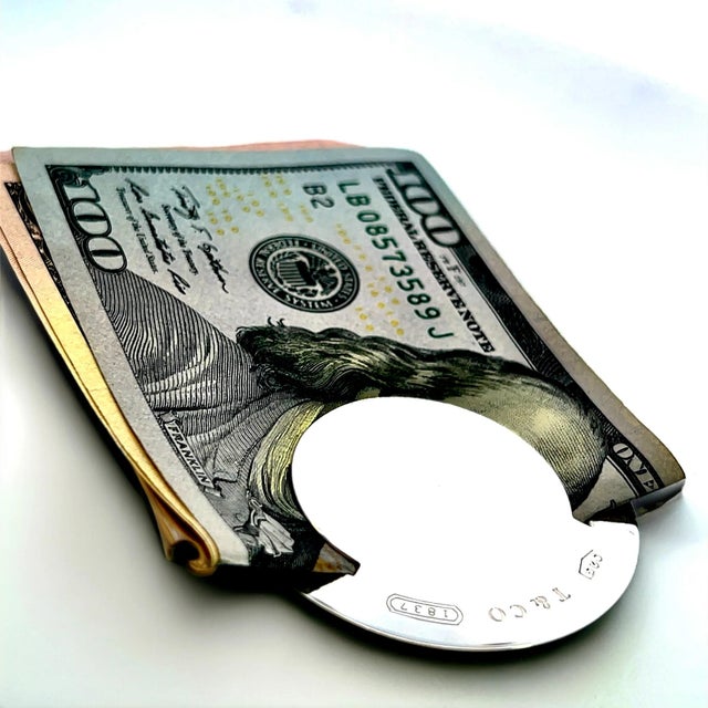 Silver 1990s Tiffany & Co. Sterling Silver "1837" Bookmark For Sale - Image 8 of 9