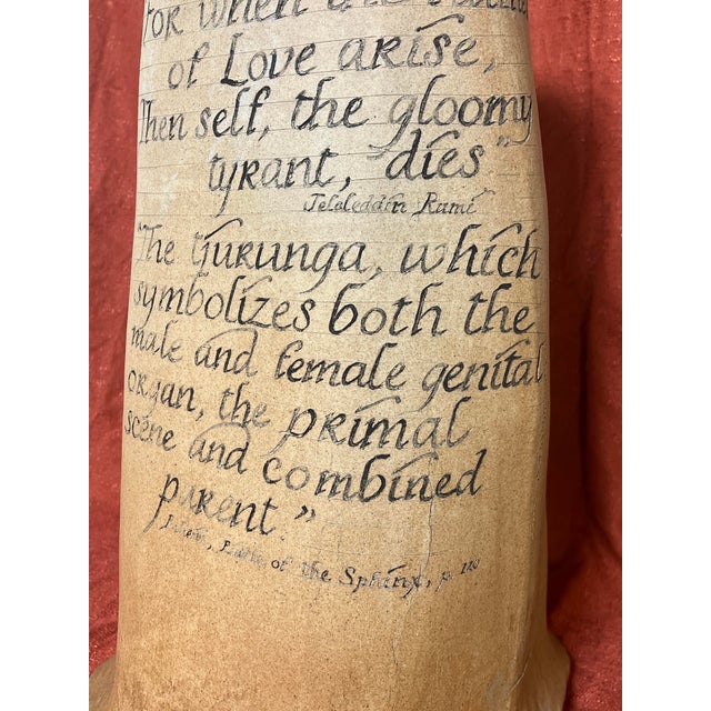 1970s C. 1970s Unique Studio Pottery Gender Fluid Themed Vessel "Unicorn Eruption" For Sale - Image 5 of 8