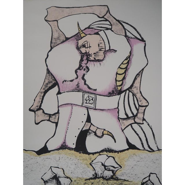 Jorge Camacho, Colossus of Peter, Original Lithograph For Sale - Image 5 of 6